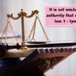 It is not wisdom but authority that makes a law. t – tymoff